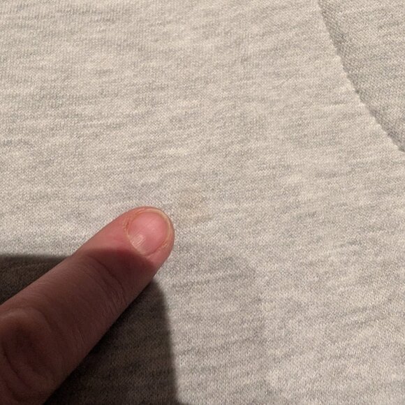 AEMI+CO Drey Half-Zip Size Large Grey Heavyweight Sweater - Picture 8 of 8